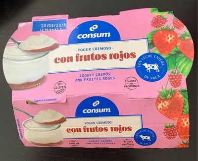 Foto de Yogur cremoso con frutos rojos