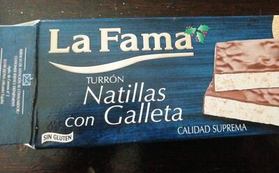 Foto de Turron natillas con galleta