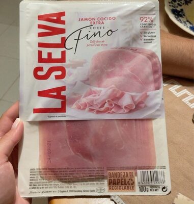 Foto de Jamón cocido extra corte fino