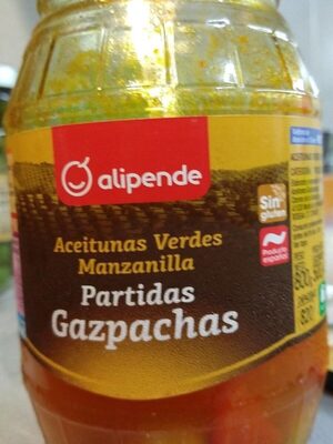 Foto de Aceitunas Verdes Manzanilla Partidas Gazpacha