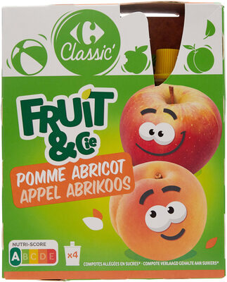 Foto de Compotes de pomme et abricots en gourde