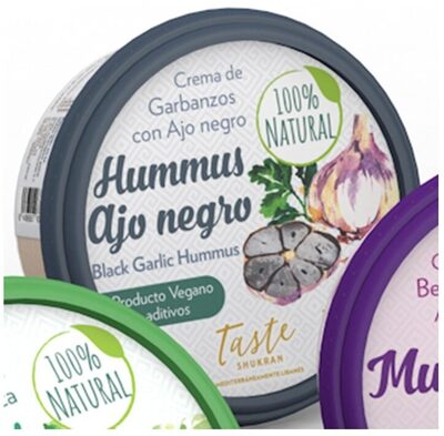 Foto de Hummus de Ajo Negro 100% Natural