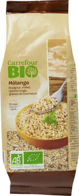 Foto de MIX Boulgour, millet, quinoa rouge, graines de tournesol