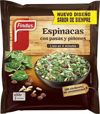 Foto de Tradicionales espinacas con pasas y piñones
