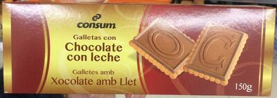 Foto de Galletas con chocolate con leche