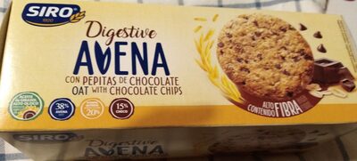 Foto de Digestive avena con pepitas de chocolate