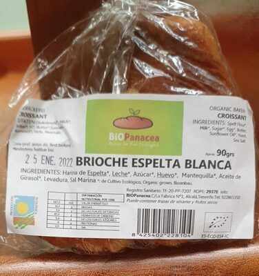 Foto de Brioche espelta blanca