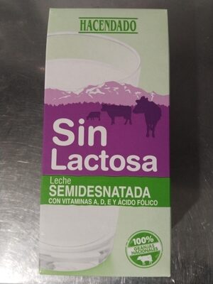 Foto de Leche semidesnatada sin lactosa