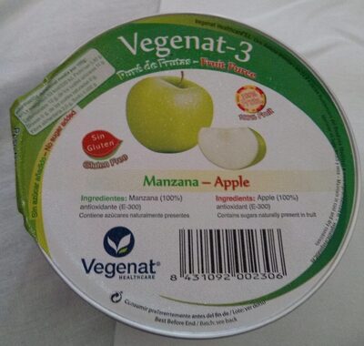 Foto de Vegenat-3 puré de manzana 100%