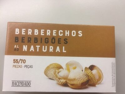 Foto de Berberechos al natural. 55/70 piezas