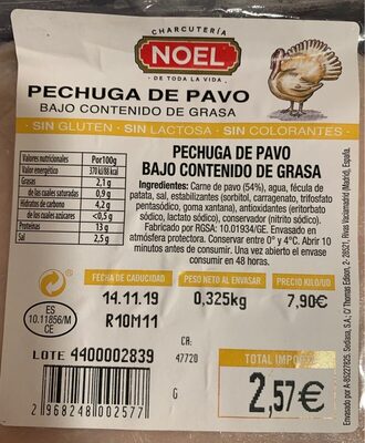 Foto de Pechuga de Pavo bajo en grasa