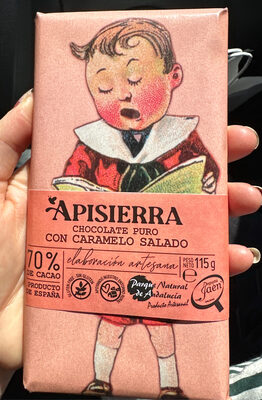 Foto de Chocolate puro con caramelo salado