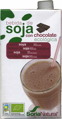 Foto de Bebida de soja ecológica con chocolate