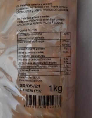 Foto de Pistachos tostados y salados