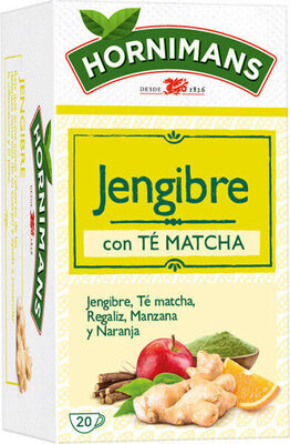 Foto de Infusión de jengibre con té matcha, regaliz, manzana y naranja