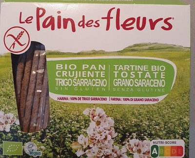 Foto de Pan ecológico crujiente de trigo sarraceno sin gluten