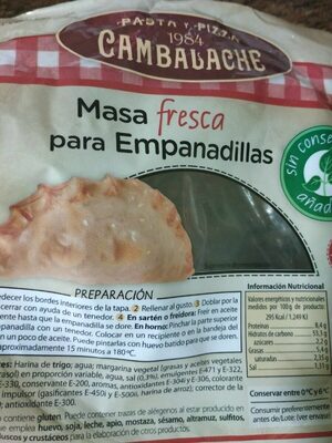 Foto de Masa fresca para empanadillas