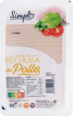 Foto de Pechuga Pollo Lonchas