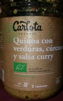 Foto de Quinoa con verduras, cúrcuma y salsa curry