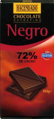 Foto de Chocolate negro 72% cacao