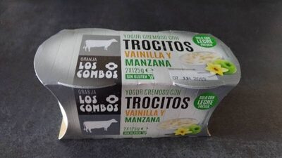 Foto de Yogur cremoso con trocitos vainilla y manzana