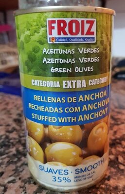 Foto de Aceitunas verdes rellenas de anchoa