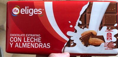 Foto de Chocolate extrafino con leche y almendras