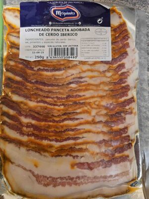 Foto de Loncheada panceta adobada de cerdo ibérico