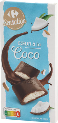 Foto de CORAZÓN de Coco CHOCOLATE NEGRO