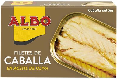 Foto de Filetes de caballa en aceite de oliva