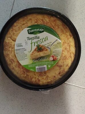 Foto de Tortilla fresca con cebolla