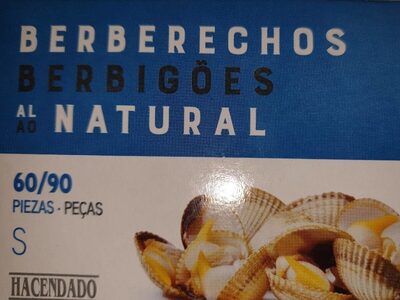 Foto de Berberechos al natural 60/90 piezas S