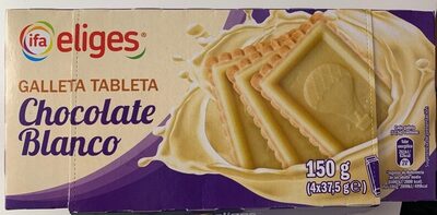 Foto de Galleta Tableta Chocolate Blanco