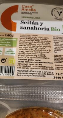 Foto de Seitan y Zanahoria Bio