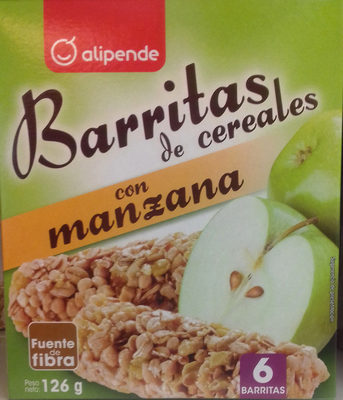 Foto de Barritas de cereales con manzana