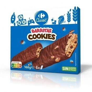 Foto de Barritas Cookies sin aceite de palma