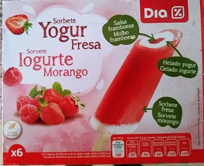 Foto de Sorbete yogur fresa