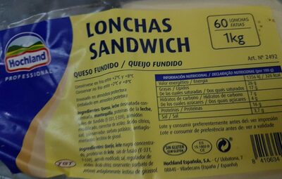 Foto de Lonchas sandwich Hochland
