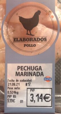 Foto de pechuga marinada