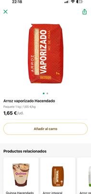 Foto de Arroz vaporizado
