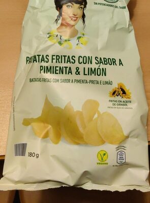 Foto de Patatas fritas con sabor a pimienta y limón