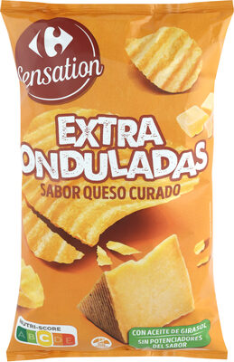 Foto de Patatas extra onduladas sabor queso curado
