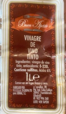 Foto de Vinagre de vino tinto