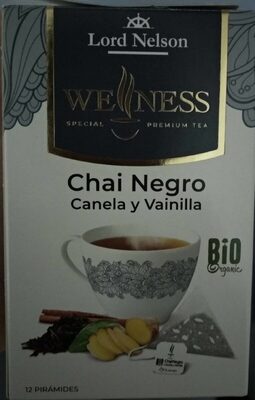 Foto de Wellness chai negro canela y vainilla