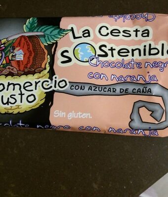Foto de Chocolate negro con naranja