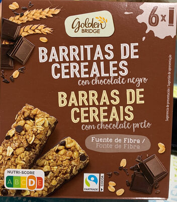 Foto de Barritas de cereales con chocolate negro