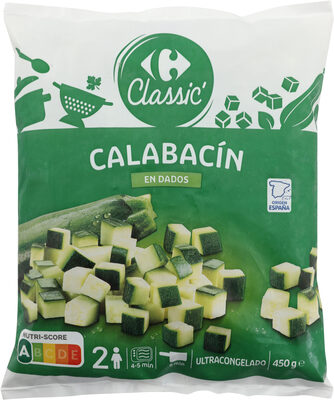 Foto de Calabacín en dados