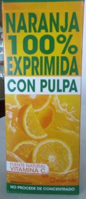 Foto de Naranja 100% exprimida con pulpa