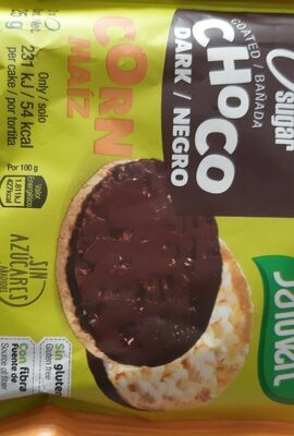 Foto de Cakes/ tortitas bañadas en choco negro corn maiz