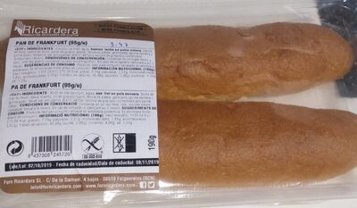 Foto de PAN DE FRANFURT SIN GLUTEN